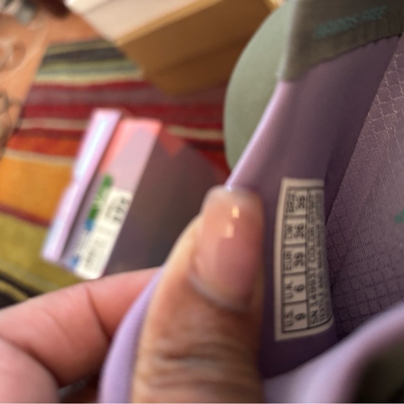 NEW! Skechers Women's Gray and Purple “Slip In” Athletic Sneakers - Picture 4 of 4